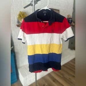 90’s Polo Ralph Lauren Color Block Stripe Child’s XL 18-20/ Women’s Small
